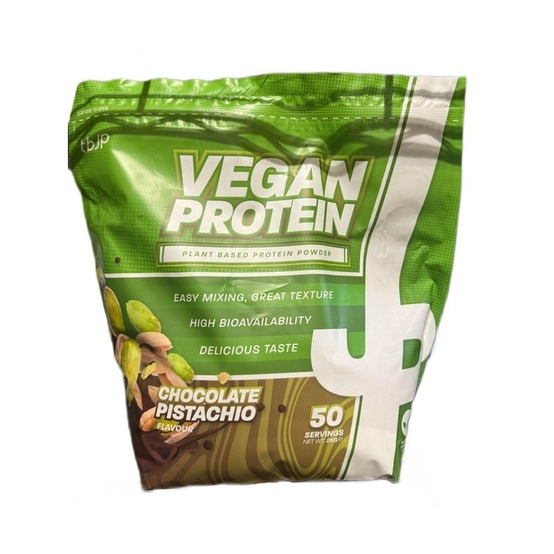 Vegan Protein Chocolate Pistachio 2000g Trained by JP