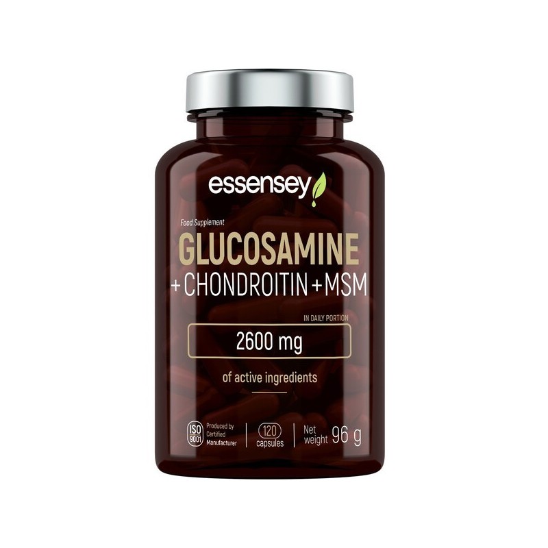 Glucosamine + Chondroitin + MSM 120 caps Essensey
