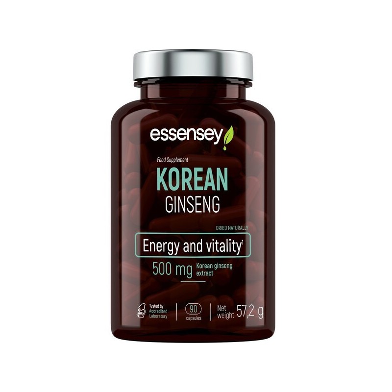 Korean Ginseng 500mg 90 caps Essensey