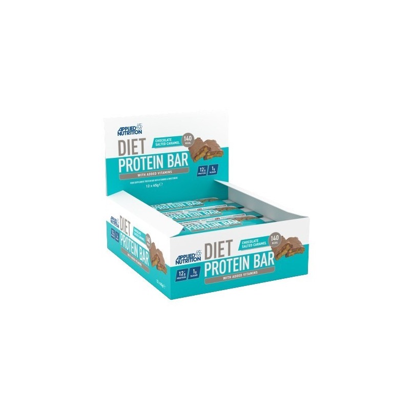 Diet Protein Bar Chocolate Salted Caramel 12x45g Applied Nutrition