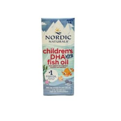 Olej Rybi DHA dla Dzieci 880mg Jagodowy Poncz 60ml Nordic Naturals