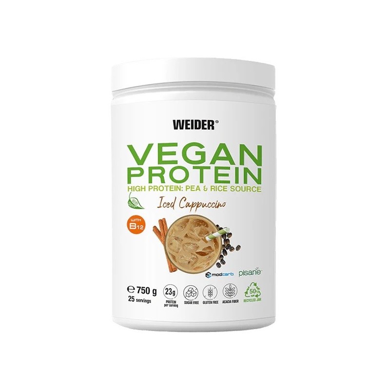 Vegan Protein Iced Cappuccino 750g Weider