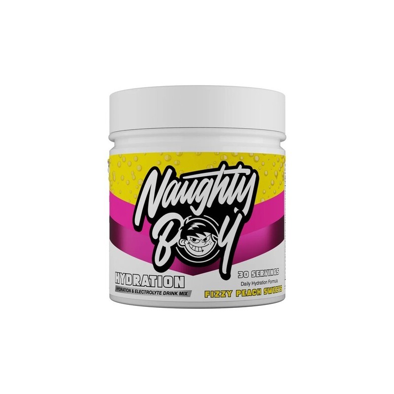 Hydration Fizzy Peach Sweets 255g Naughty Boy