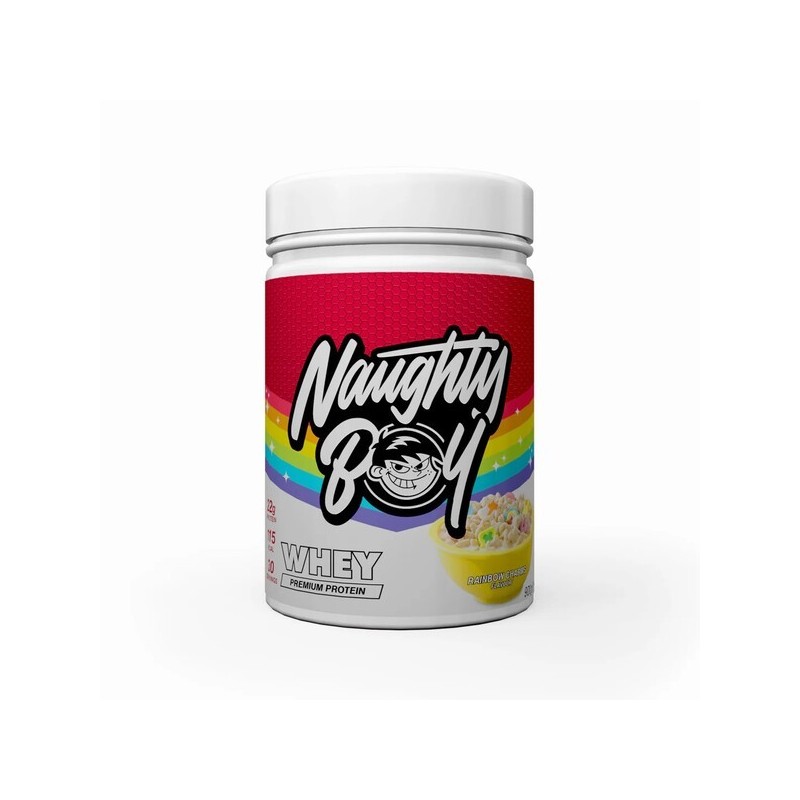 Zaawansowana Serwatka Smak Rainbow Charms 900g Naughty Boy
