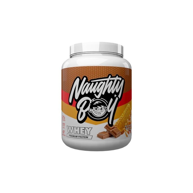 Advanced Whey Milk Chocolate Caramel Biscuit 2010g Naughty Boy