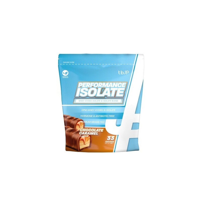 Performance Isolate Chocolate Caramel 1000g Trained by JP