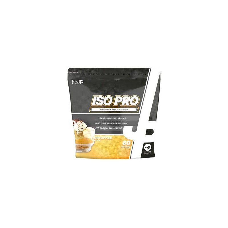 Izolat Białka Serwatkowego Iso Pro Banoffee 1800g Trained by JP