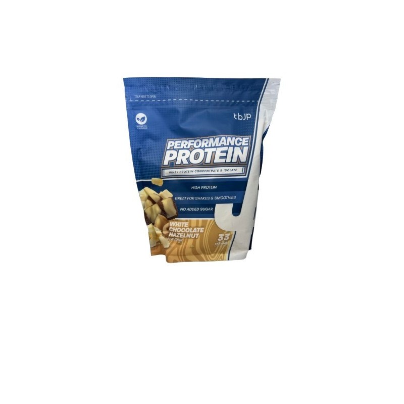 Performance Protein Smak Biała Czekolada z Orzechem Laskowym 1000g Trained by JP