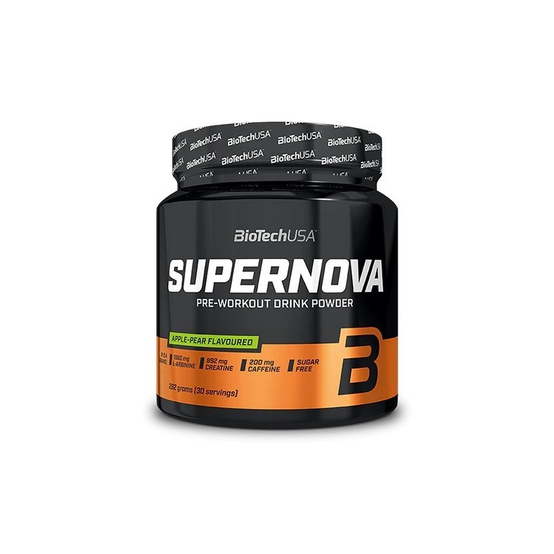 Supernova Przedtreningówka smak Jabłko-Gruszka 282g BioTechUSA