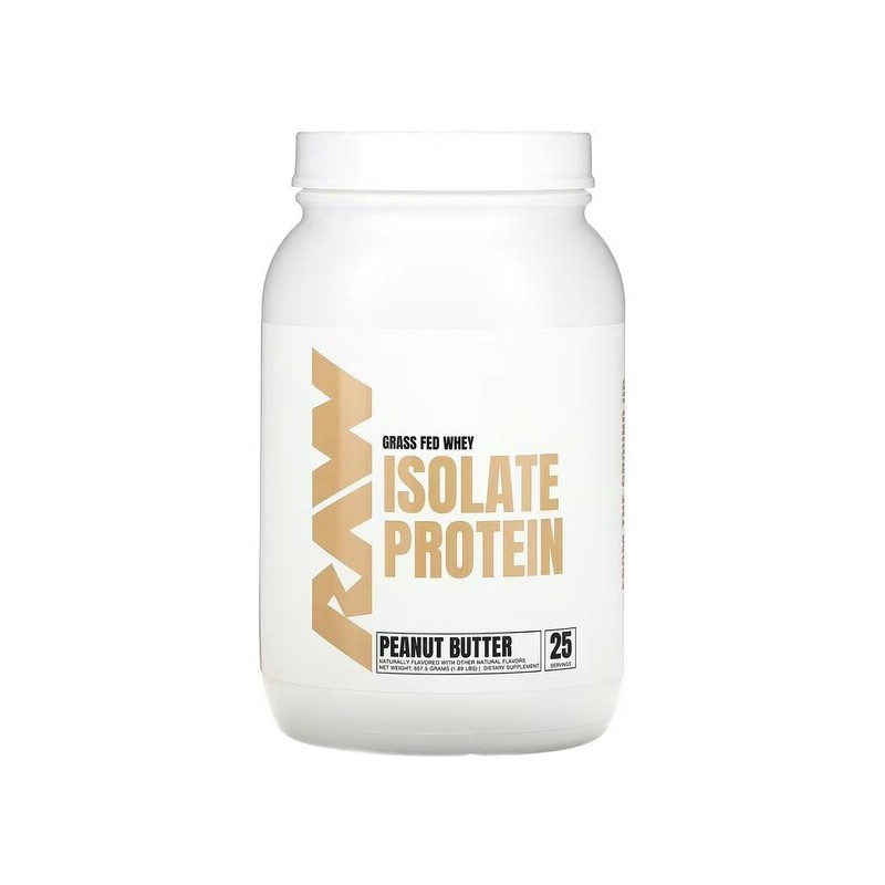 Isolate Protein Peanut Butter 857g Raw Nutrition