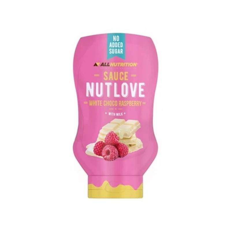 Nutlove Sauce White Choco Raspberry 280ml Allnutrition