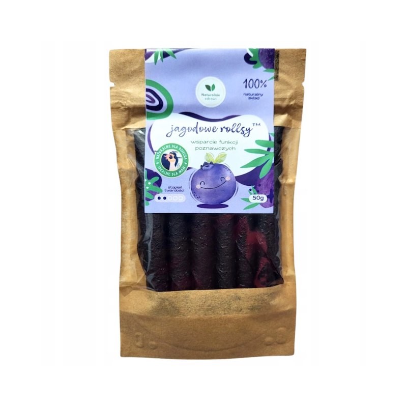 Rollsy Jagodowe 50g Naturalnie Zdrowi