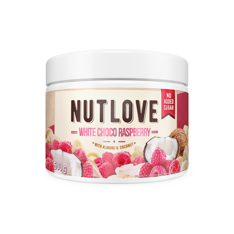 Nutlove White Choco Raspberry 500g Allnutrition