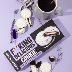 FITKING Cookie, White Chocolate Cream 128g Allnutrition