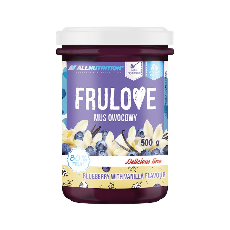 FRULOVE Mus Jagodowo Waniliowy 500g Allnutrition