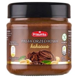 Krem z Orzeszków Ziemnych i Kakao Bezglutenowy 190g Primavika