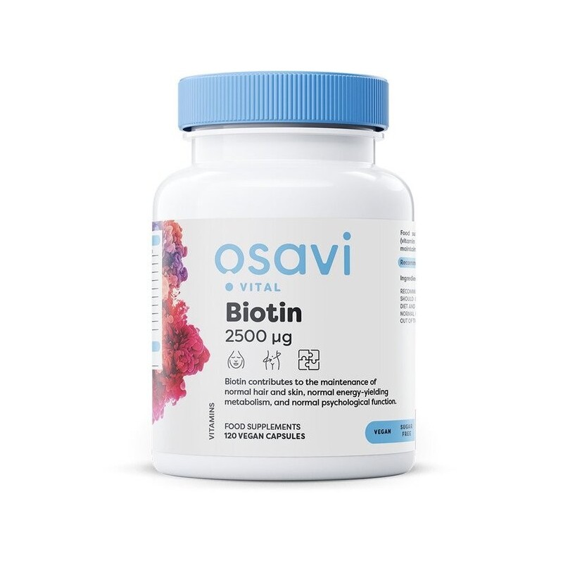 Biotin 2500mcg 120 vegan caps Osavi