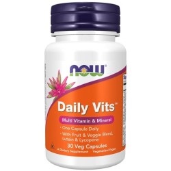 Daily Vits 30 vcaps NOW Foods