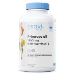 Primrose Oil with Vitamin A & E 1800mg 180 softgels Osavi