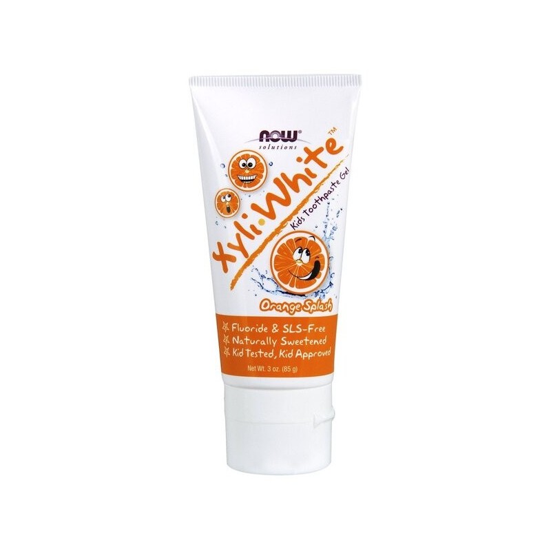 XyliWhite Kids Orange Splash 85g NOW Foods