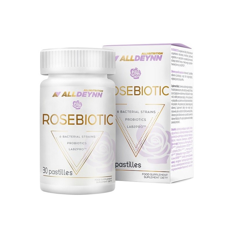 AllDeynn Rosebiotic 30 pastylek Allnutrition