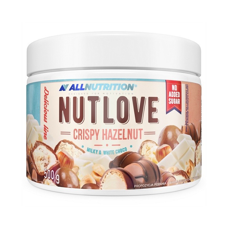 Nutlove Krem Chrupiące Orzechy Laskowe 500g Allnutrition