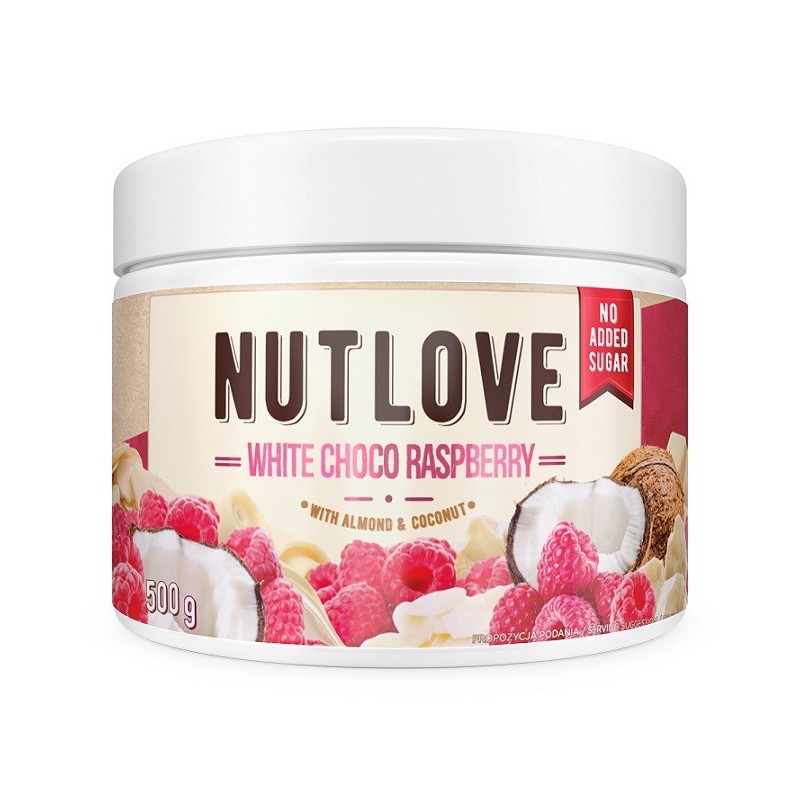 Nutlove Krem Biała Czekolada Malina 500g Allnutrition