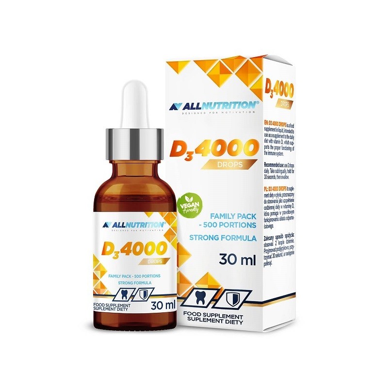 Vit D3 4000 Drops 30ml Allnutrition