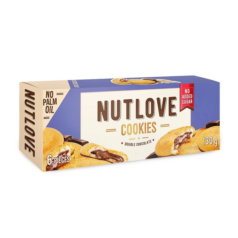 Nutlove Cookies Double Chocolate 6 cookies Allnutrition
