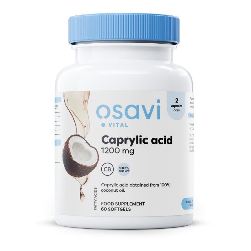 Caprylic Acid 1200mg 60 softgels Osavi
