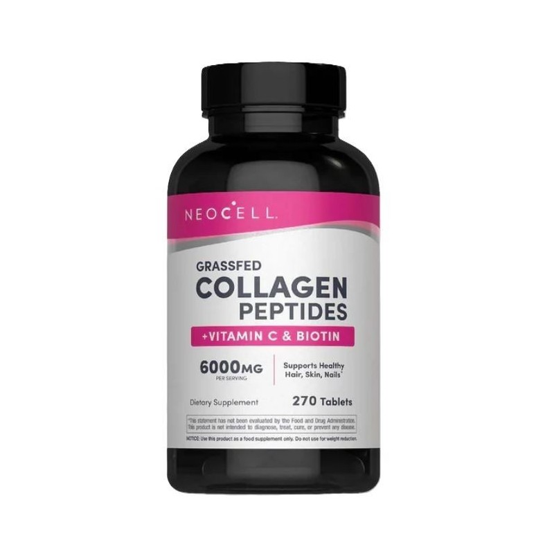 Grassfed Collagen Peptides + Vitamin C & Biotin 270 tablets NeoCell