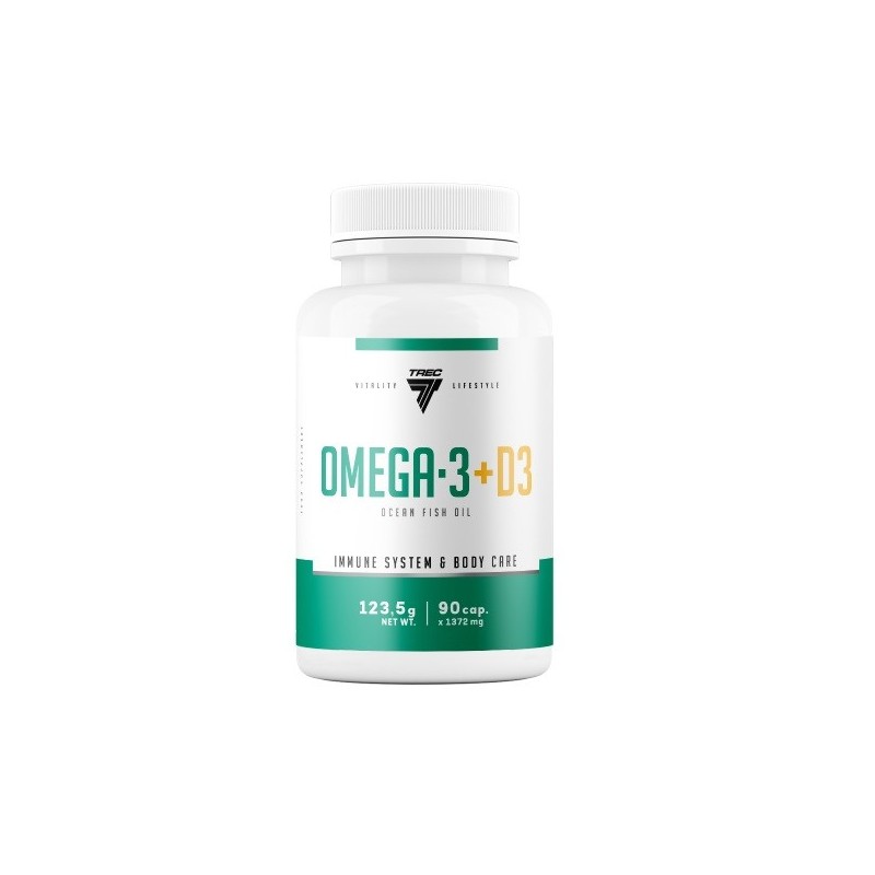 Omega-3 + D3 90 kapsułek Trec Nutrition
