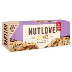 Nutlove Ciasteczka z Kawałkami Czekolady 6 ciasteczek Allnutrition