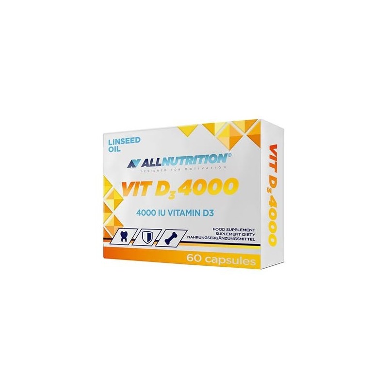 Witamina D3 4000IU 60 kapsułek Allnutrition