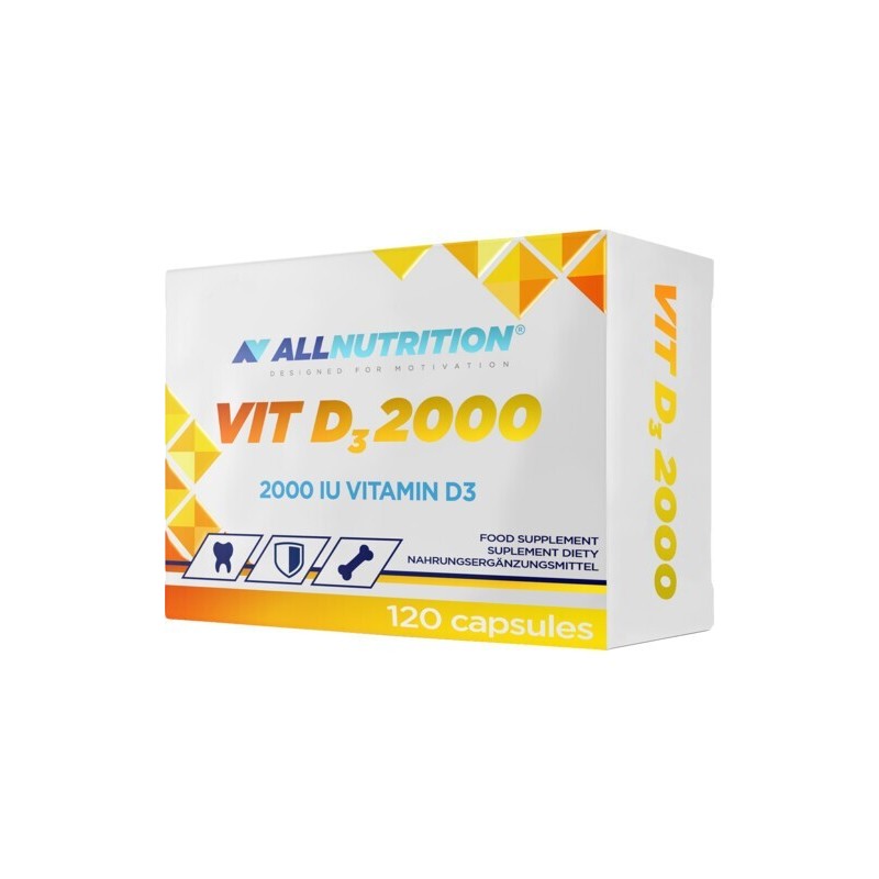 Witamina D3 2000IU 120 kapsułek Allnutrition