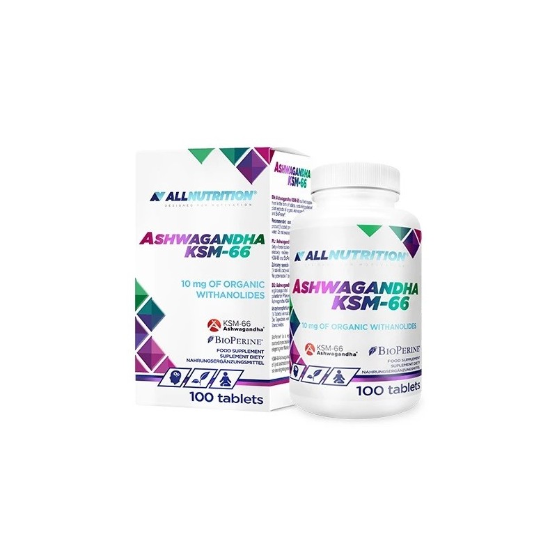 Ashwagandha KSM-66 100 tabletek Allnutrition