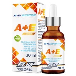 Witaminy A + E w kroplach 30ml Allnutrition
