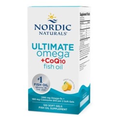 Ultimate Omega + CoQ10 1280mg Cytryna 120 kapsułek Nordic Naturals