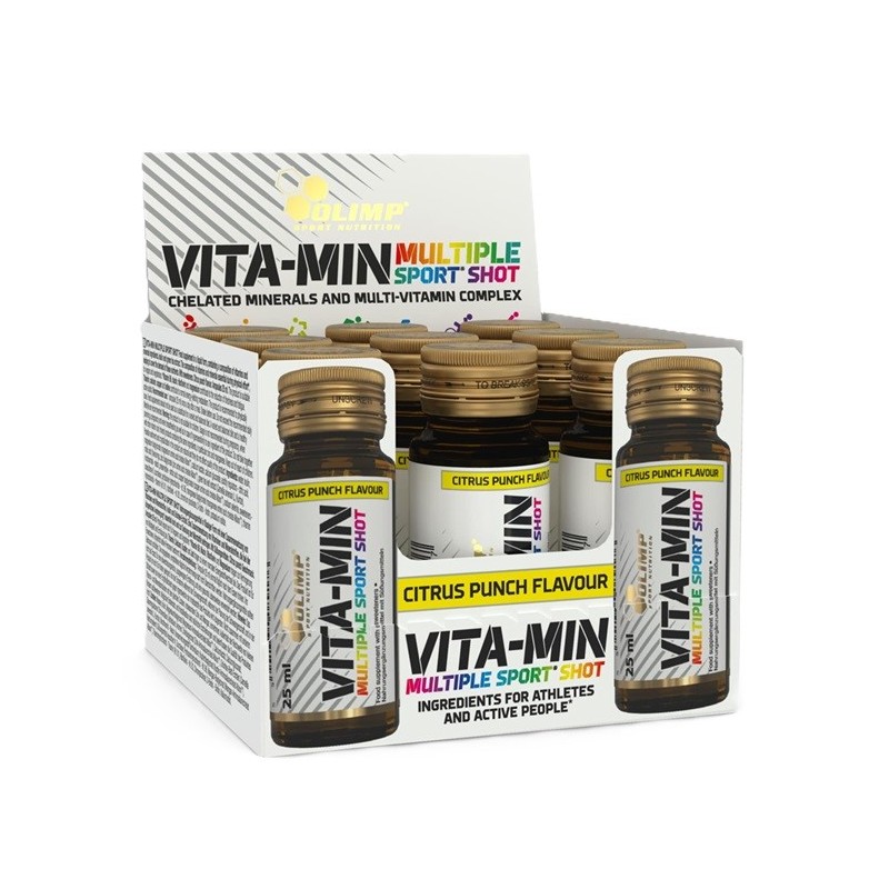 Vita-Min Multiple Sport Shot Citrus Punch 9x25ml Olimp Nutrition