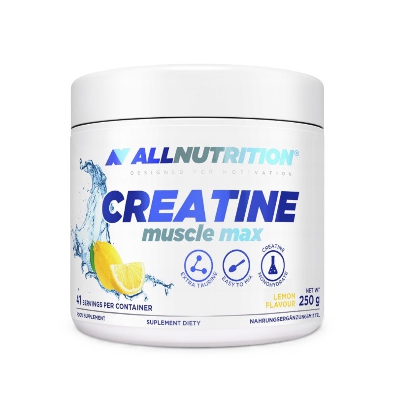 Creatine Muscle Max Lemon 250g Allnutrition