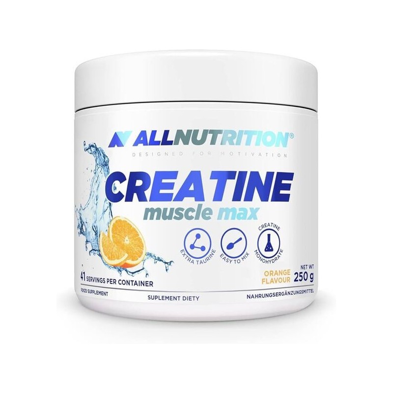 Creatine Muscle Max Orange 250g Allnutrition