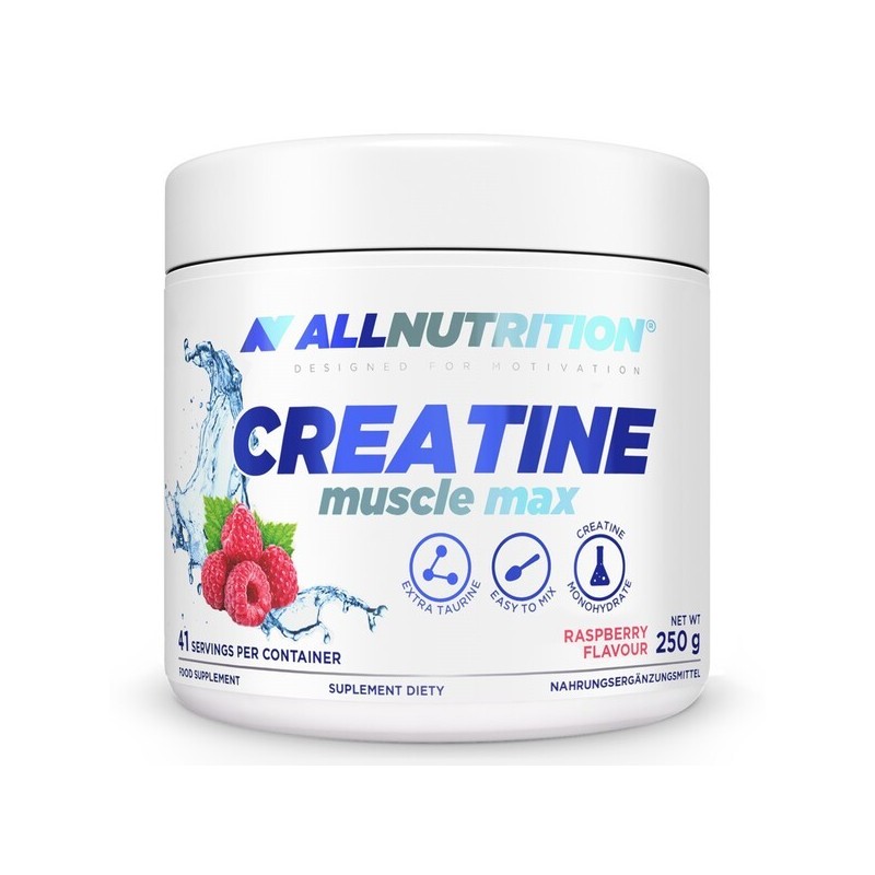 Kreatyna Muscle Max Smak Malina 250g Allnutrition