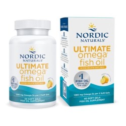 Ultimate Omega w Żelatynie Rybnej 1280mg Cytryna 60 kapsułek Nordic Naturals