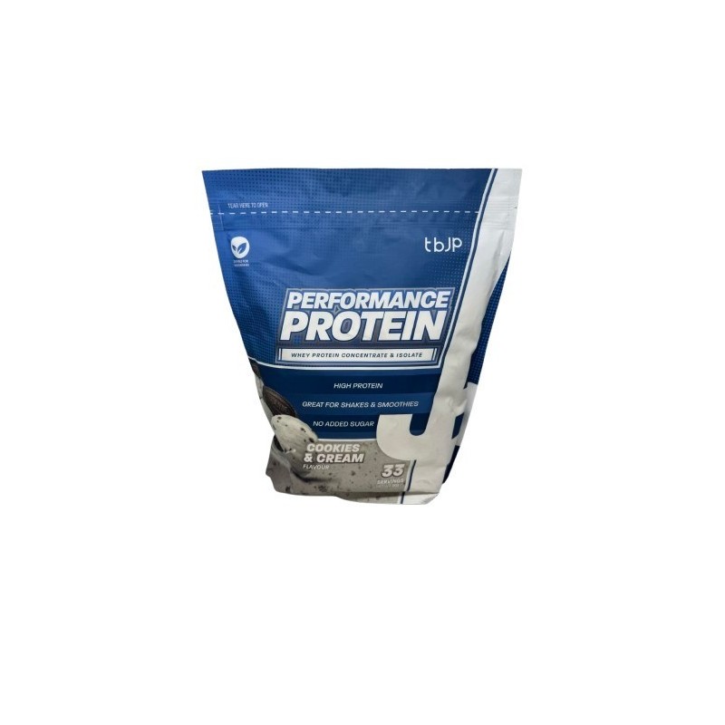 Performance Protein Cookies & Cream 1000g Trained by JP