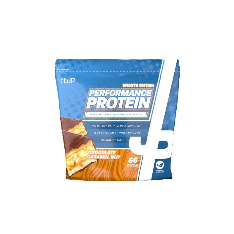 Performance Protein Smooth Caramel Fudge 2000g Trained by JP