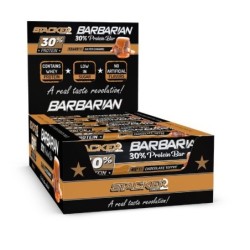 Barbarian 30% Protein Bar Chocolate Toffee 12x45g Stacker2 Europe