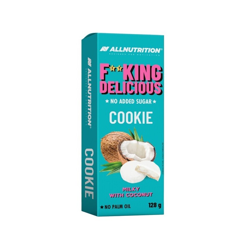 Fitking Delicious Ciastka Mleczne z Kokosem 128g Allnutrition