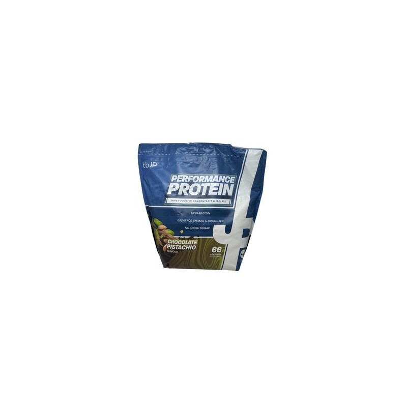 Performance Protein Chocolate Pistachio 2000g Trained by JP