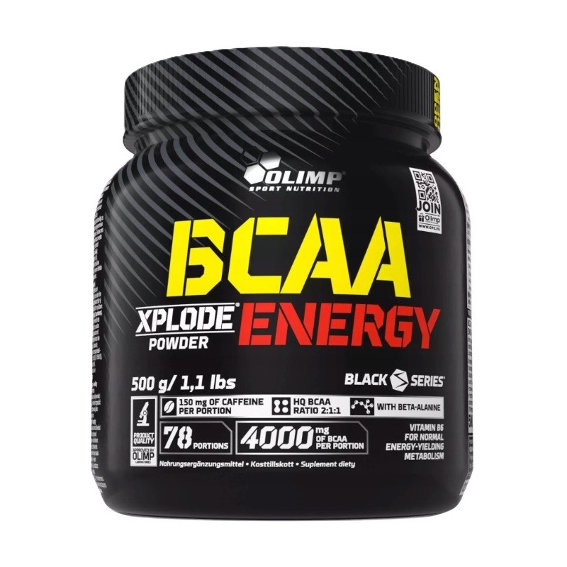 BCAA Xplode Energy Fruit Punch 500g Olimp Nutrition