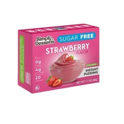 Instant Pudding Strawberry 48g Simply Delish